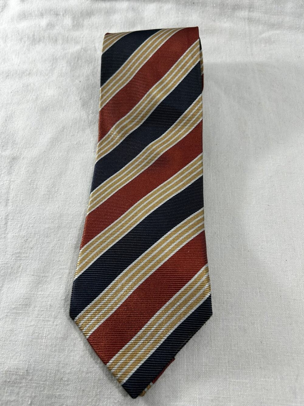 Boss Striped Classic Silk Tie - Made in Italy